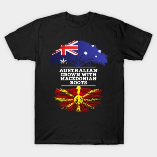 Australian Grown With Macedonian Roots - Gift for Macedonian With Roots From Macedonia T-Shirt